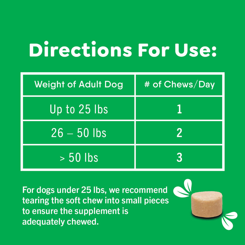 Greenies Supplements Calming Chews for Dogs Chicken Flavor, 40 Count Soft Chews Dog Calming Supplements, 7.3 oz. Container - PawsPlanet Australia