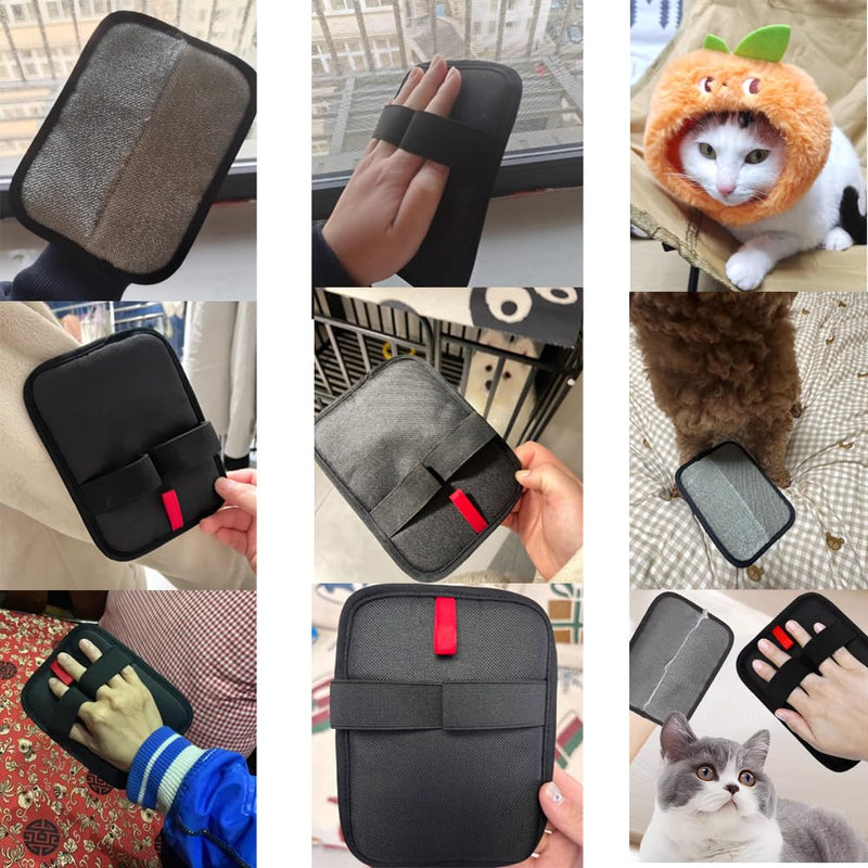 2-in-1 Pet Nail Cat Dog Clpipper Kit, Electrostatic Gloves & Nail Clipper Grooming Set for Dogs & Cats -Removes Hair from Furniture, Car Seats, Carpets & Curtains. - PawsPlanet Australia