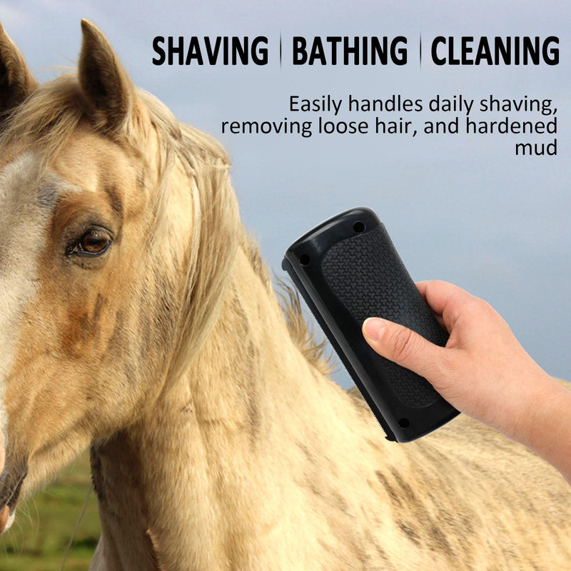 GroomPro Deshedding Brush, GroomPro Shedding & Grooming Supplies for Matted Hair, Loose Hairs | Pet Short Hair Removal Tool for Cats, Dogs, Rabbits, Horses (2) 2 - PawsPlanet Australia