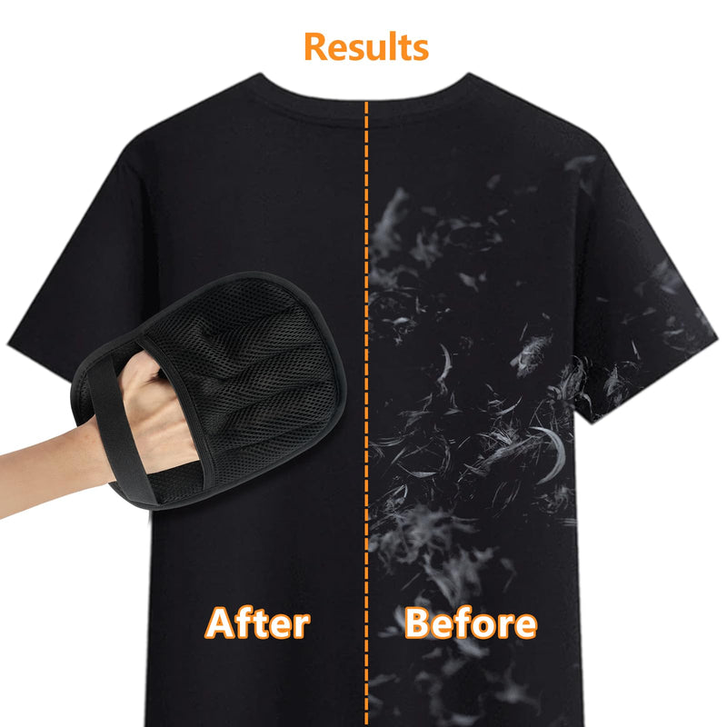 1PC Electrostatic Hair Remover for Dogs and Cats, 2025 Upgraded Five-Finger Reusable and Washable Pet Hair Removal Tool, Pet Hair Gloves for Laundry, Couch, Carpet, Car Seat and Bed Black - PawsPlanet Australia