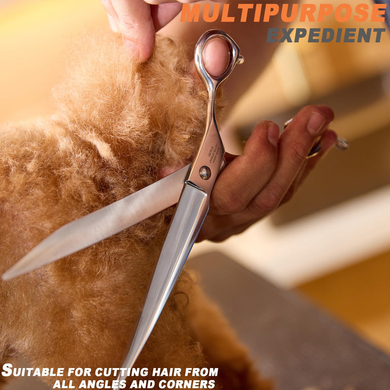 High-end Professional Dog Grooming Scissors Pet Grooming Shears 8 Inches Extremely Very Sharp Made Of Stainless Steel Alloy By Hand For Dog Cat Groomer 8inch Shears - PawsPlanet Australia