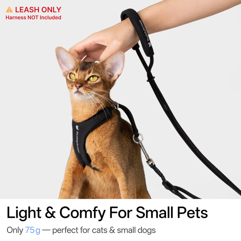 Hands Free Cat Leash Lightweight 4.1-7.2FT Adjustable Durable Rope Leash with Padded Handle, Versatile Crossbody Waist Lead for Cats Puppy ?26lbs Outdoor Walking (Burgundy, S) Burgundy - PawsPlanet Australia