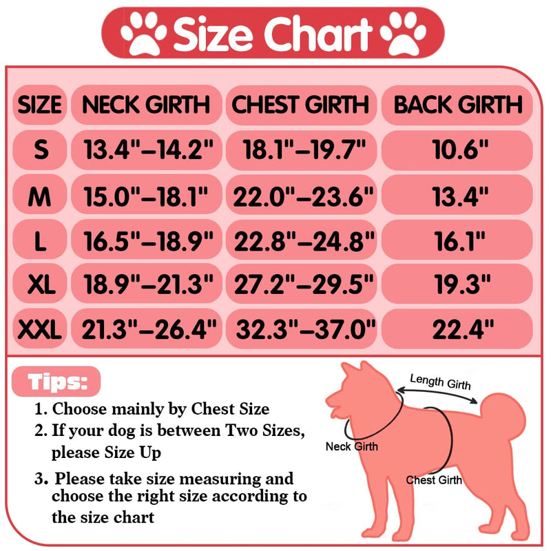 EMUST Dog Winter Coats, Waterproof Dog Winter Jackets with Detachable Hat, Warm Dogs Winter Clothes with Pocket, Cozy Dog Coats for Small/Medium/Large Dogs S Red - PawsPlanet Australia