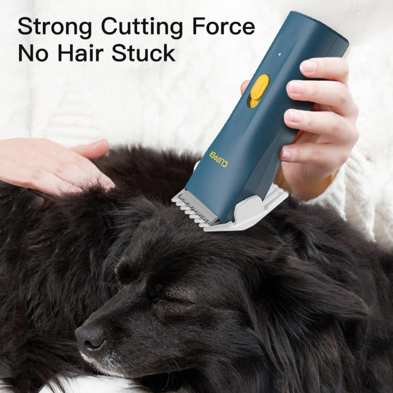 Pet Hair Clipper for Dog Grooming, Low Noise Cat Hair Trimmer for Matted Hair,Waterproof Cordless Pet Shaver for Animals 006 Green - PawsPlanet Australia