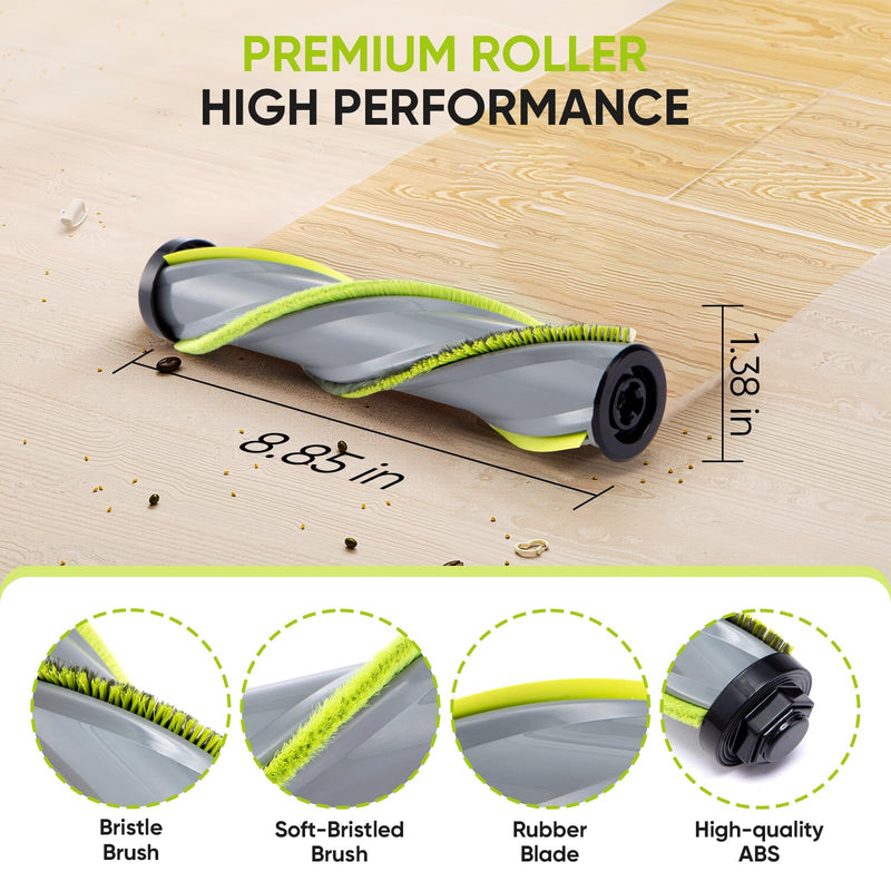 2Pack Replacement Brush Roll Compatible with Bissell Cleanview XR 200W/ Cleanview XR Pet 300W/ Powerlifter Turbo Cordless Stick Vacuum Cleaner 3789U, 3789X, 3789, 3797V, 3797W, 3797 CleanView XR Pet-Green - PawsPlanet Australia