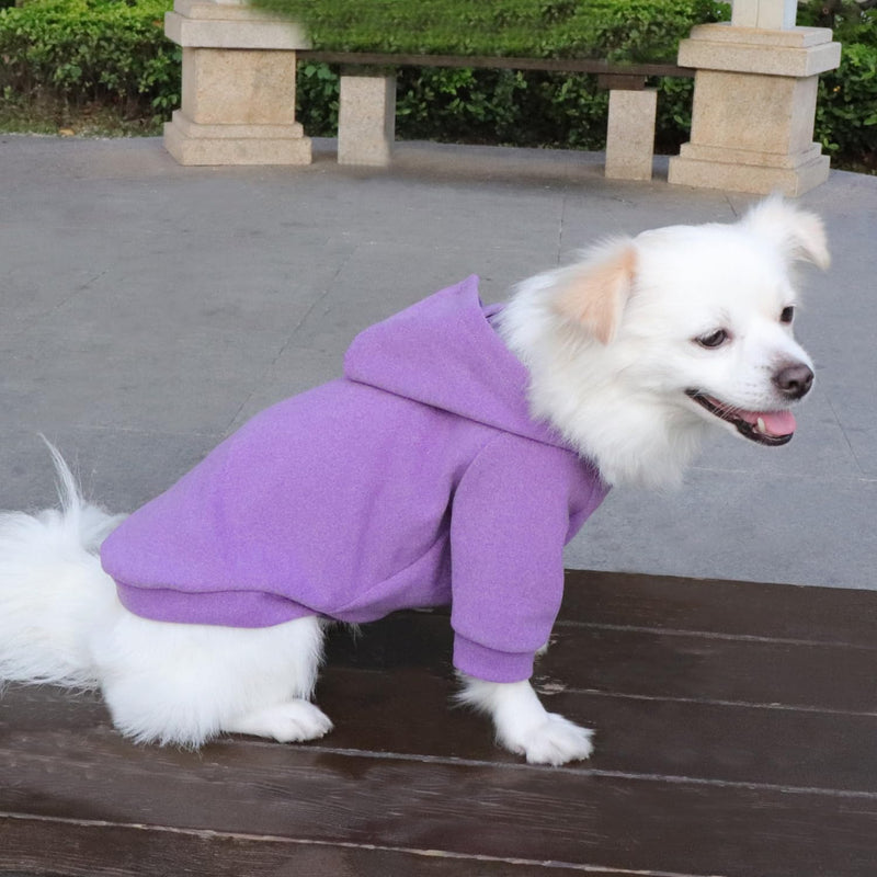 Dog Hoodie Large Dog Sweatshirt Large Pet Wear Hoodie Dog Comfy Hoodie, Warm and Lightweight, with a Soft Texture, Easy to Wear and Bright Colors (Purple, XXXXX-Large) Purple - PawsPlanet Australia