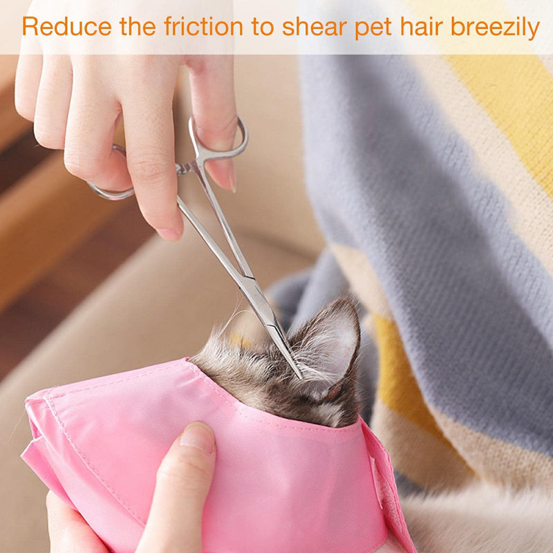 Dog Ear Hair Removal Tool, Dog Ear Plucking Tool Dog Ear Hair Remover Pets Ears Nose Hair Puller Stainless Steel Grooming Cleaning Clamp with Curved Tip Tweezers for Pet Cats Trimmer Accessories(big) - PawsPlanet Australia