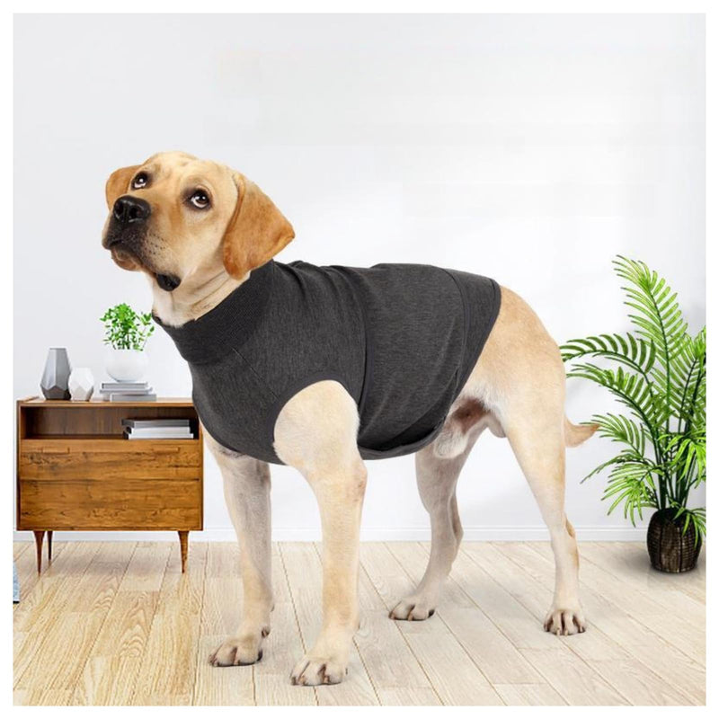 Dog Anxiety Vest Thunder Vest for Dogs Anxiety Dog Thunder Jacket Anxiety Calming Vest Comfort Anxiety Vest for Dogs Dog Anxiety Relief Coat for Thunderstorm,Travel and Vet Visits Grey S Small - PawsPlanet Australia