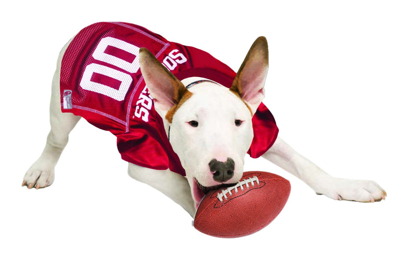 NCAA College Oklahoma Sooners Mesh Jersey for Dogs & Cats, XXX-Large. Licensed Big Dog Jersey with Your Favorite Football/Basketball College Team