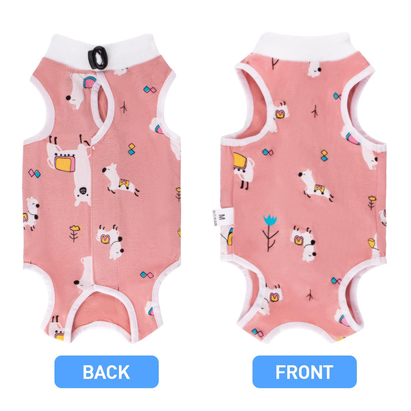 2PCS Cat Recovery Suit for Abdominal Wounds or Skin Diseases, Pink Alpaca & Blue Cat Cat Onesie for Cats After Surgery Female Kitten Recovery Suit, Breathable E-Collar Alternative - PawsPlanet Australia