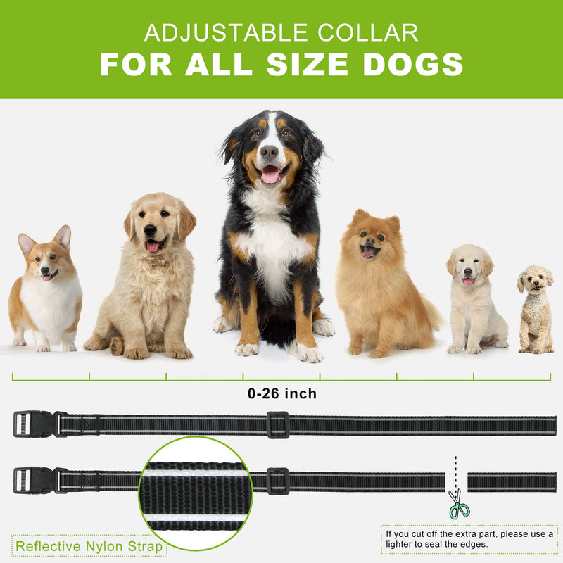 Citronella Dog Bark Collar, Dog Barking Collar with 2 Adjustable Sensitivity and Volume of Spray [1 Citronella Spray Refill] No Shock Anti Bark Collars for Small Medium Large Dogs, Red Black-2 Adjustable Spray & Sensitivity Level - PawsPlanet Australia