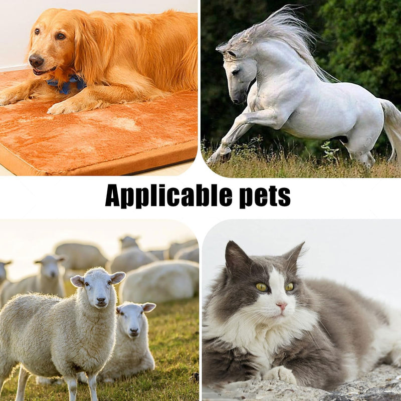 Detachable Pet Dog Grooming Wide Blades-Size 30W Dog Grooming Wide Blade?Compatible with Most Andis,Oster A5,Wahl km10 Clippers -2PCS 30W(Black) - PawsPlanet Australia