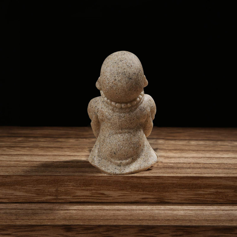 Carefree Fish Aquarium Decoration Minimalist Sandstone Buddha Fish Tank Decor Bring Home a Ray of Sunshine 2.8In HS3 - PawsPlanet Australia