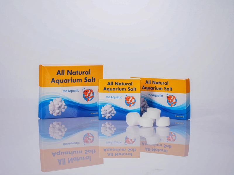 Premium Aquarium Salt, Aquarium Salt Freshwater Tablets for Aquarium Water Treatments Essential Supplies (20 Tablets) 20 Tablets - PawsPlanet Australia