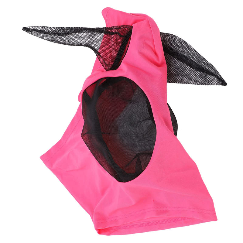 Horse Face Mask Horse Fly MaskHorse Mesh Mask, Knitted Fabric ComHorse Face Maskfortable Effective Horse Fly Mask for Horse Face ProtectionMasks () Pink - PawsPlanet Australia