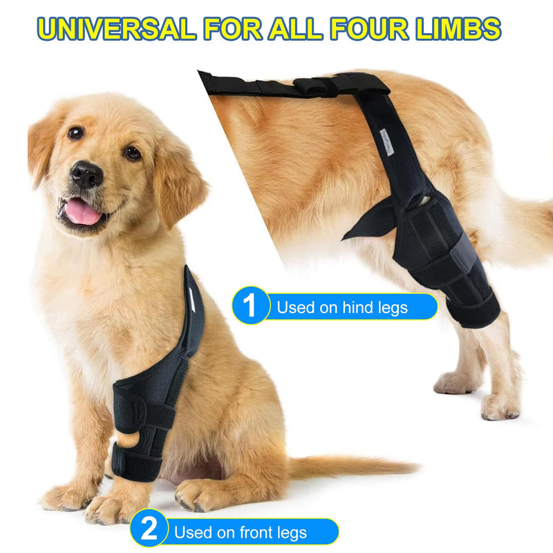 Knee Brace for Dog Torn Acl, Dog Knee Leg ACL Brace Adjustable Dog Braces for Back Leg for Support for Dog ACL CCL Recovery with Dog Leg Braces for Dog Hind Leg Reduce Pain & Muscle Sore (M) Medium - PawsPlanet Australia