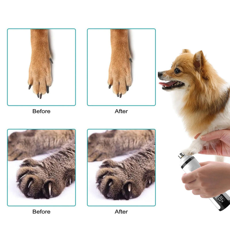 Silent Groom Pro Nail Grinder, with LED Light, 2025 Upgraded Silent Groom Pro Dog Nail Trimmer for Dogs and Cats, Quick USB Charge with Replacement Grinding Heads(1+2*Replacement Head) - PawsPlanet Australia