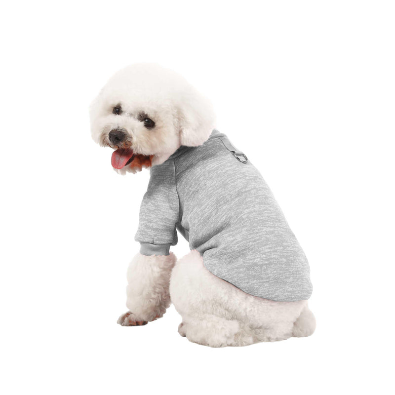 Dog Sweater, Dog Sweaters for Small Dogs, 2, 3 Pack Warm Soft Pet Clothes for Puppy, Medium Large Cat, Dogs Girl or Boy, Dog Shirt for Winter Christmas (Buckle Grey+Navy+Blue, Small) Buckle Grey+Navy+Blue - PawsPlanet Australia