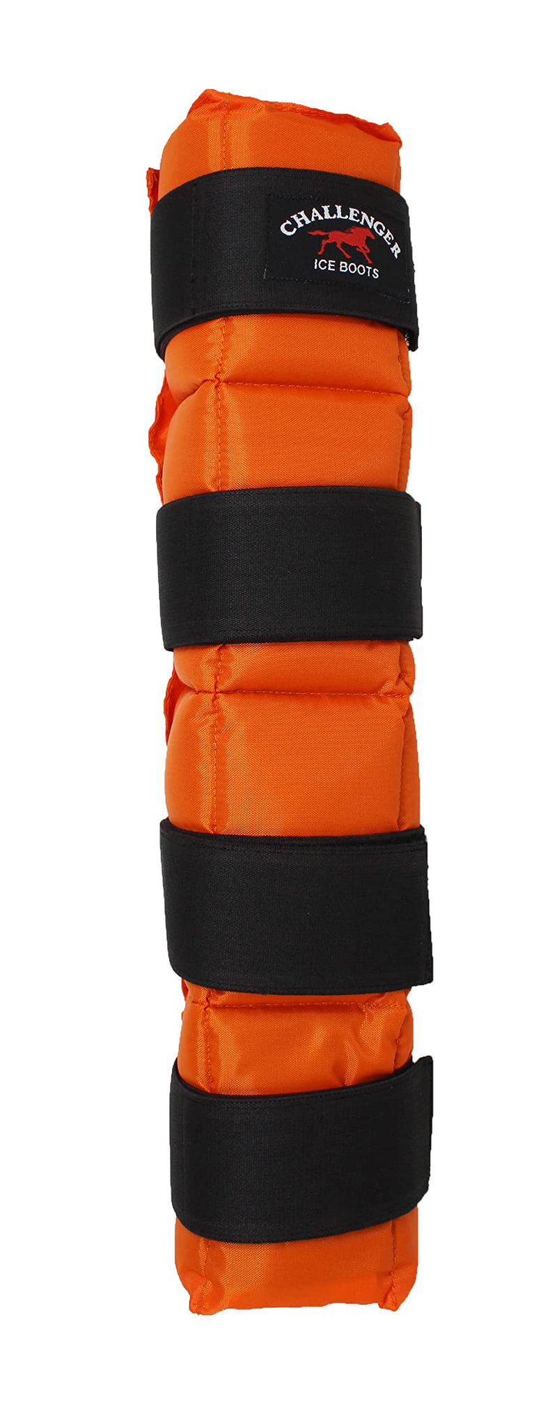 Horse Cooling Gel Leg Wrap – Quick-Cooling Therapy Wrap for Exercise, Injury Relief & Recovery, Orange (41GR01OR)