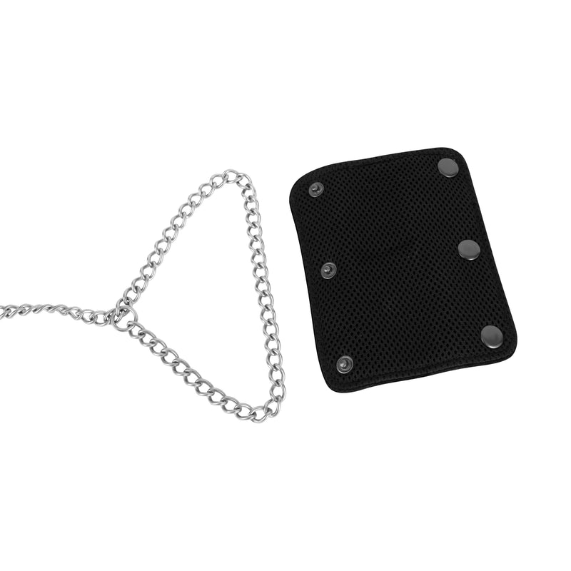 Stainless Steel Chain Dog Leash (Large and Medium Dogs (2.5mm - 4 Foot Length) Removable and Washable Fabric Handle 1.2 Meters Long Large and Medium Dogs (2.5mm) - 4 Feet Length - PawsPlanet Australia