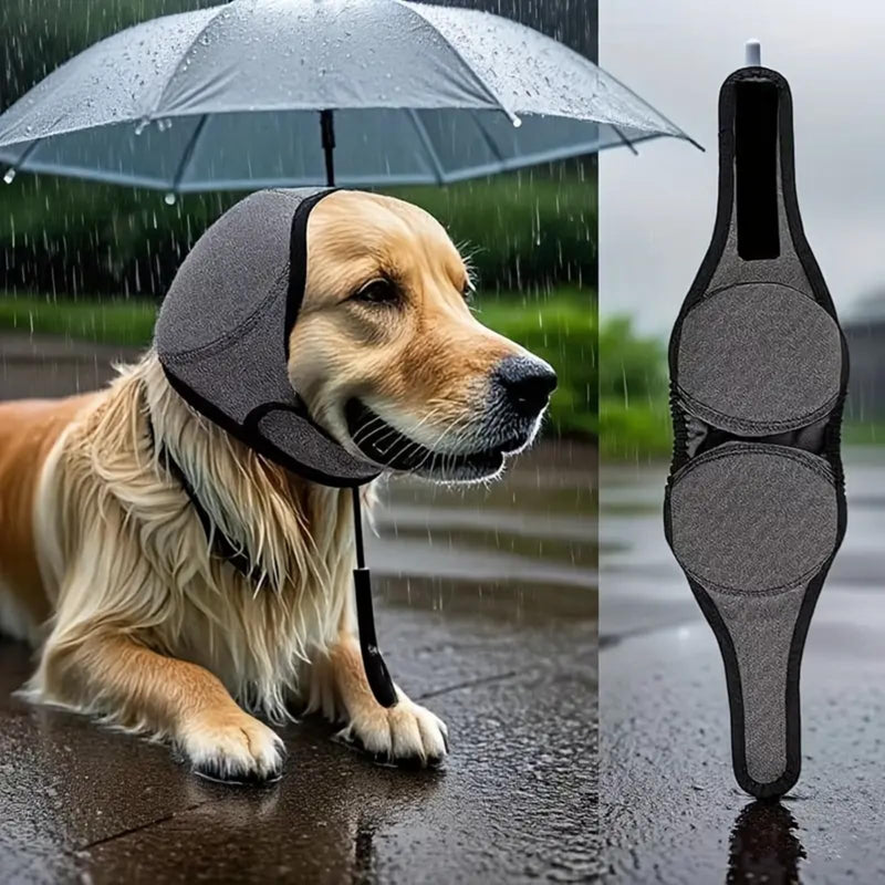 Dog Ear Defenders, Dog Calming & Anxiety Relief Ear Protectors, Waterproof Do/g E/ar Muffs for Anxiety Relief, Adjustable Noise Reducing for Do/gs, Waterproof E/ar Covers for Shower and Swimming(M)