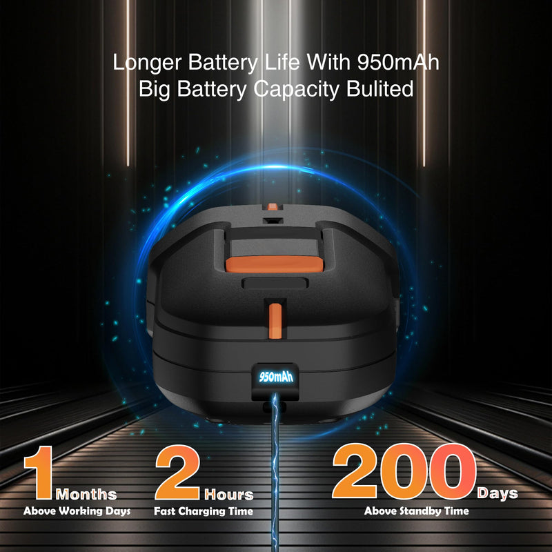 Ultrasonic Dog Trainer – 25 kHz Anti Barking Device for Dogs, Dual Modes & 30 ft Range, LED Flashlight, Safe Humane Dog Deterrent, USB-C Rechargeable 950 mAh Battery, Portable Training Tool