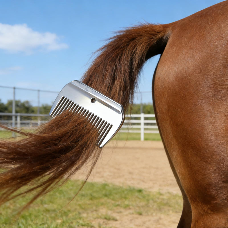 2PCS Aluminum Alloy Horse Comb - For Mane and Tail - PawsPlanet Australia