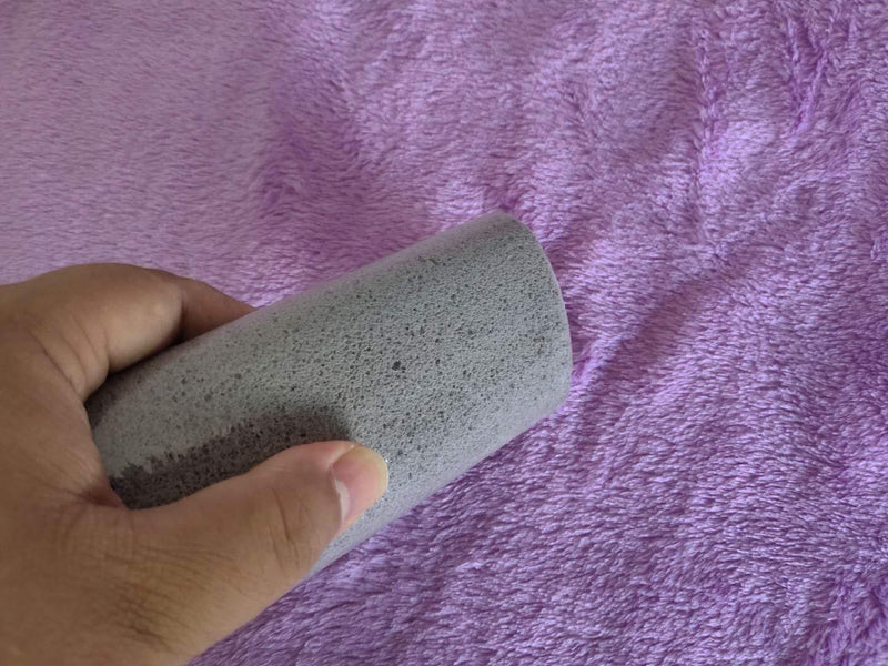 BATTLEHYMN Pet Hair Remover Brush Clean Cat Dog Hair Remove Pumice Stone from Carpet Bedding car Clothing 2 Pack - PawsPlanet Australia