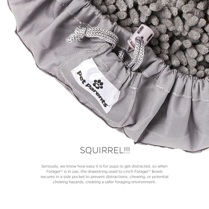 Pet Parents® Forager® Bowls, Slow Feeder Dog Bowls with SoftSnout™ & Non-Slip Backing Technology, Dog Feeder Mat & Snuffle Mat for Large Dogs and Small Dogs (Forest Modern Grey) Forest Modern Grey - PawsPlanet Australia