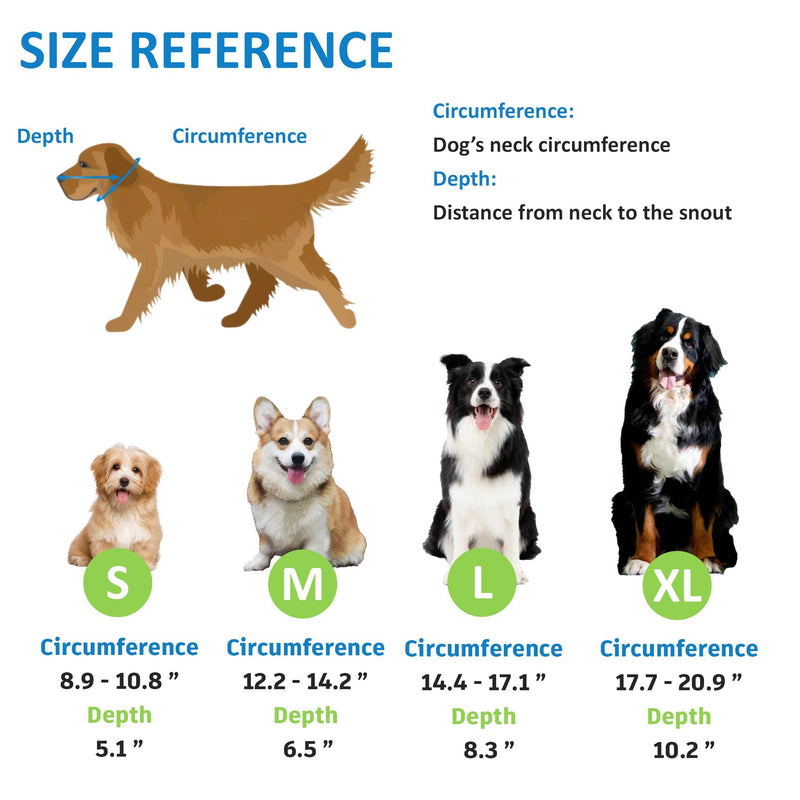 Extra Soft Dog Cone Collar for Dogs After Surgery Adjustable Dog Cones for Large Medium Small Dogs Lightweight Dog Recovery Collar Breathable Elizabethan Collar Stop Licking(Small) - PawsPlanet Australia