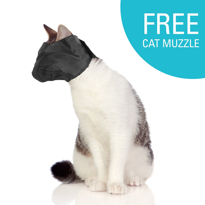 Downtown Pet Supply Cat Grooming Bag - Cat Restraint Bag with Cat Muzzle - Pet Bag, Ideal for Cat Dental Care, Administering Eye Drops, Ear Cleaner, Clipping Nails & More - Large Cat Bag & Muzzle - PawsPlanet Australia