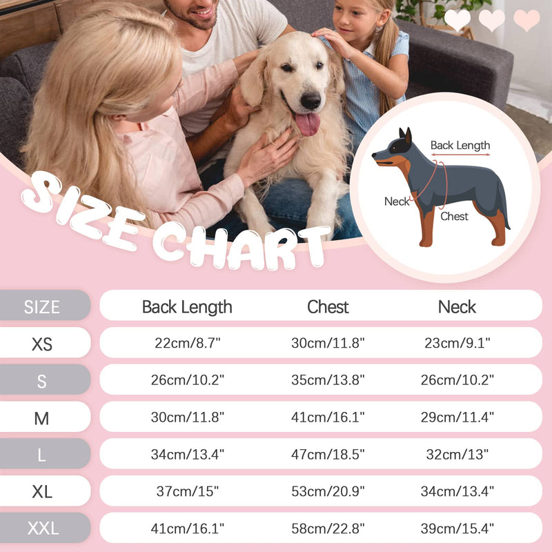 Dog Recovery Suit, Puppy Surgical Pajamas Bodysuit for Dogs Cats After Spay Neuter Surgery Abdominal Wound Bandages, Striped Onesie Pant for Shedding Skin Disease, Anti-Licking Cone Alternative S Small Pink - PawsPlanet Australia