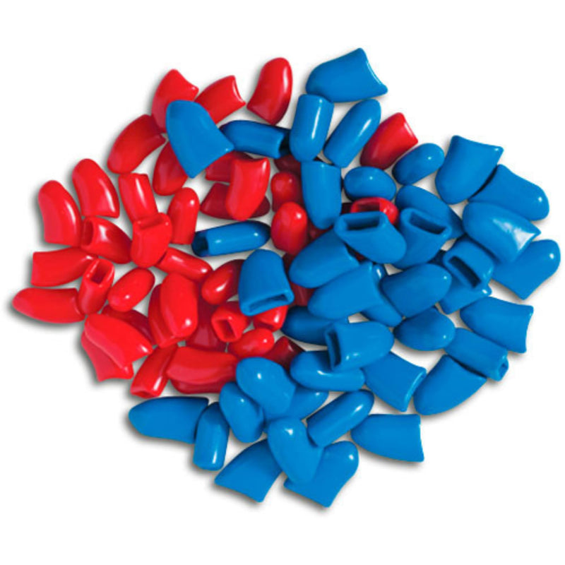 Soft Claws Canine Summer Colors Dog Nail Caps Kit, XX-Large, 40-Pack, Red and Blue Red, Blue - PawsPlanet Australia