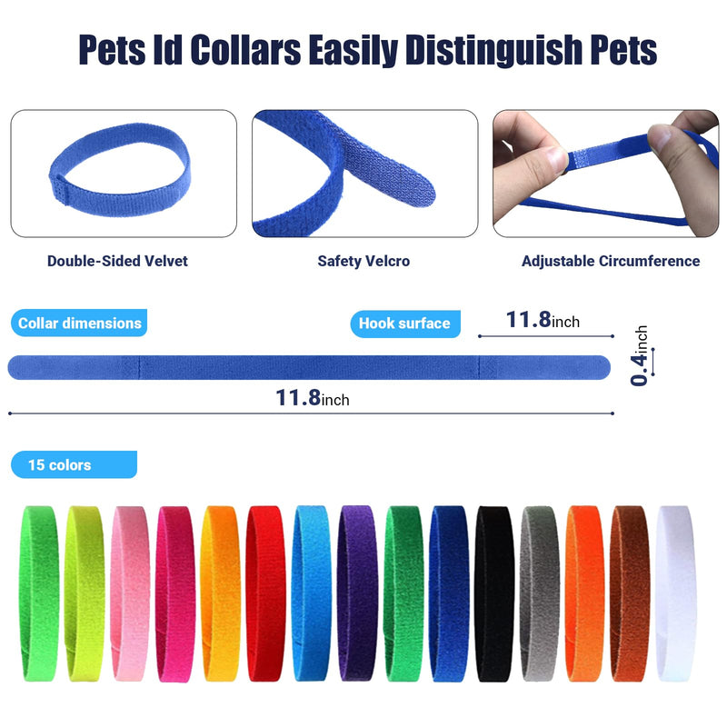 Puppy Kitten Whelping Kit, Newborn Dogs Cats Pet Whelping Kit with 6P Record Keeping Charts, 15P Pet ID Collars, 1P Aspirator Bulb, 15P Umbilical Cord Clip, 1P Hemostatic Forcep - PawsPlanet Australia