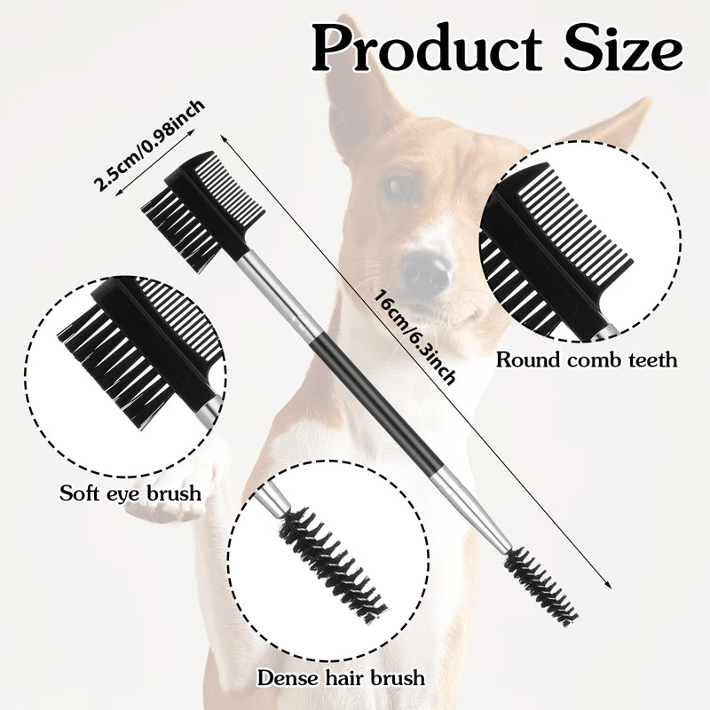 3 Pcs Dog Tear Stain Comb,Dog Eye Comb,Easy to Use,Don't Hurt Dogs,Tear Stain Remover Comb,Dog Tear Comb Tear Stain Comb for Small Dogs Big Dogs - PawsPlanet Australia