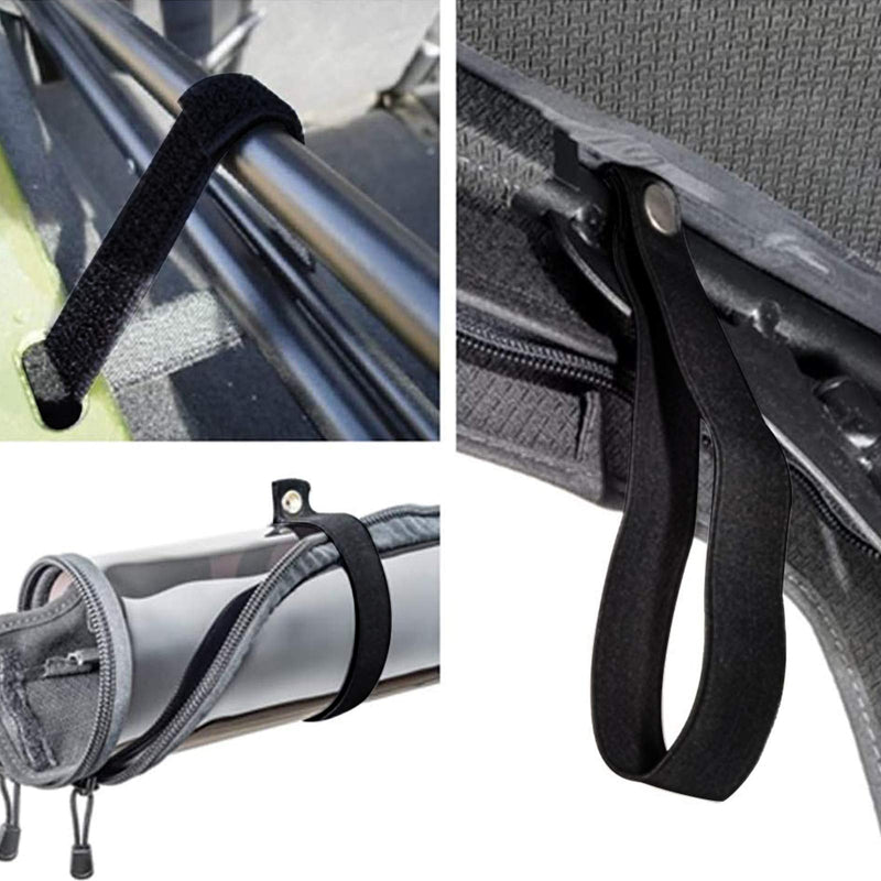 For JK Soft Top Strap for Jeep Wrangler 2007-2018 (4 pack) Car Tie Down Strap Accessorise - PawsPlanet Australia