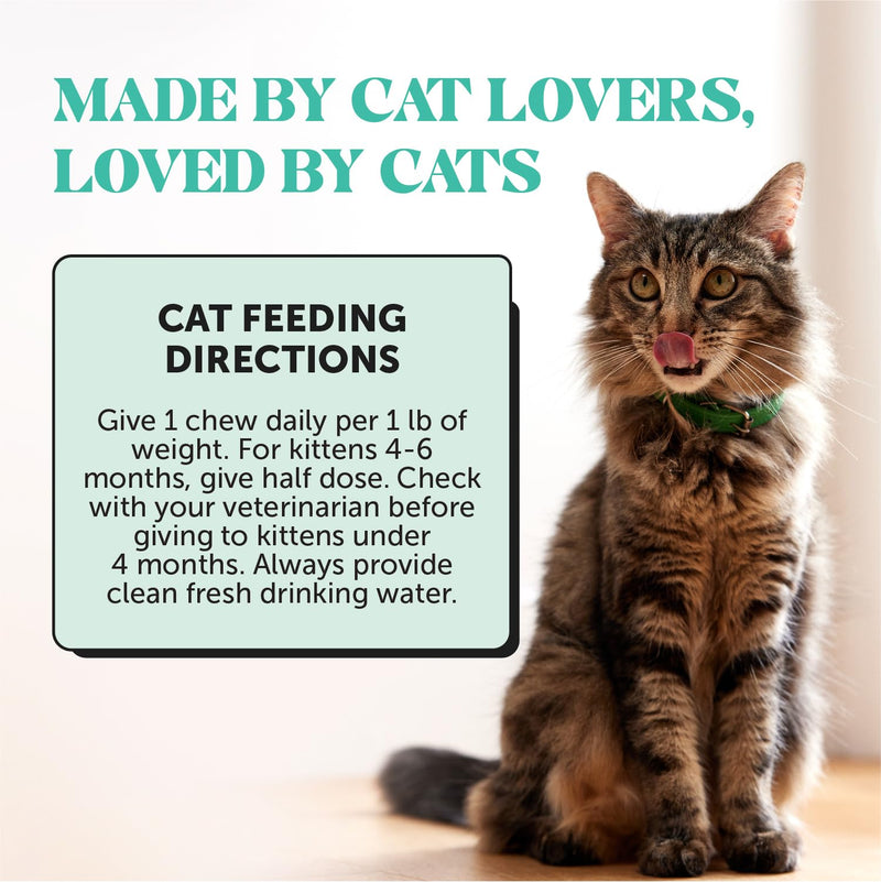 Fresh Breath Dental Bites for Cats – Crunchy & Creamy Cat Dental Treats for Fresh Breath, Tartar & Plaque Control – Dual-Texture Cat Oral Care Bites for Bright Teeth & Healthy Gums – 90 Day Supply - PawsPlanet Australia