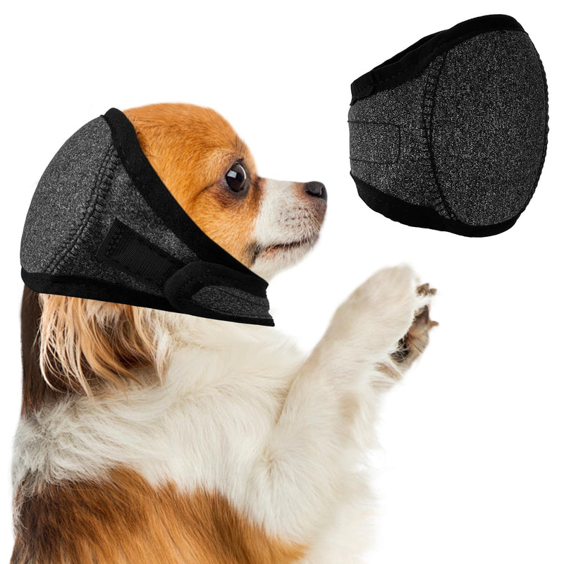 Dog Ear Protectors Waterproof Noise Reduction, Adjustable Pet Ear Covers for Grooming, Bathing, Thunder, Fireworks, Swimming(Gray, S) style 3