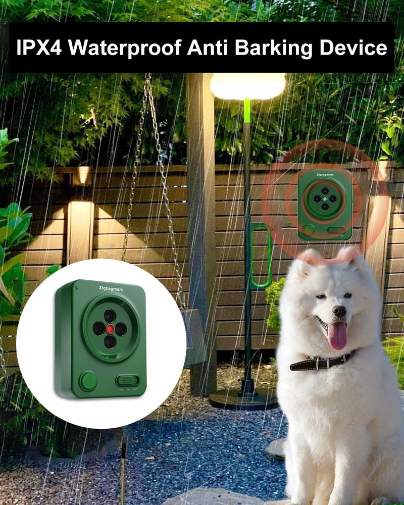Ultrasonic Dog Barking Control, 2025 Rechargeable Waterproof Anti Barking Device with 3 Control Modes, Effective Sonic Deterrent Bark Box for Small Medium & Large Dogs - PawsPlanet Australia