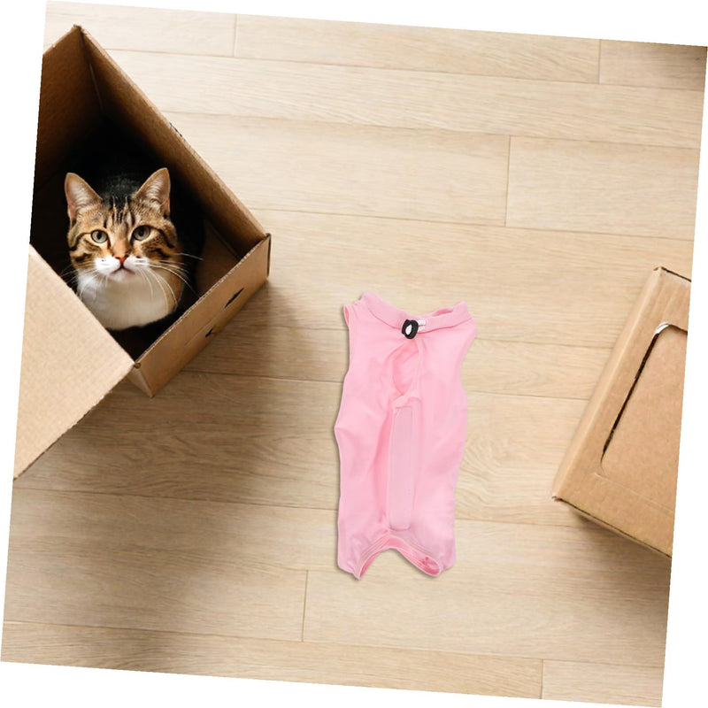 Supvox Recovery Suit for Cats, Breathable Neutering Suit, Medium Size, Made of Skin-Friendly Material, Washable Cat Body Pyjamas for Postoperative Wound Protection and Anti-Leakage