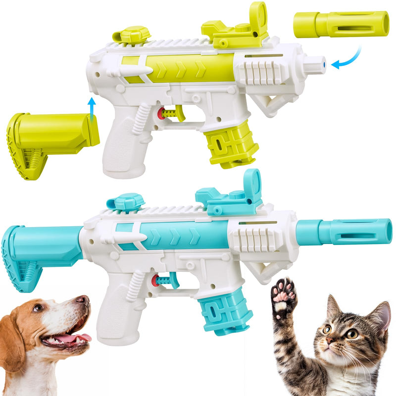 2-Pack Pet Training Spray Tool, 2-in-1 Convertible Long and Short Range Water Sprayer for Dogs and Cats, Leak-Proof Behavior Correction Device for Barking or Scratching