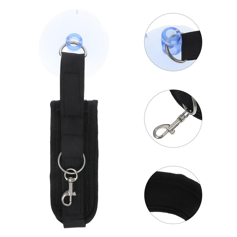 SOLUSTRE grooming holder with suction cup for coat and nail care of cats and dogs, adjustable, nylon, perfect for puppies and pets, for use during bathing and nail trimming