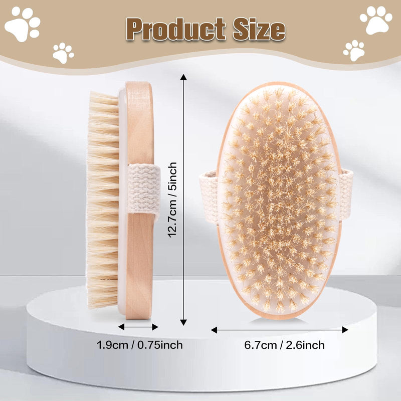 Soft Pet Palm Brush for Dog & Cat, Dog Palm Shampoo Brush for Grooming & Cleaning, Handle Brushes for Short & Long Haired Cat, Natural Pet Fur Care Oil for Reducing Shedding, Shining Coat - PawsPlanet Australia