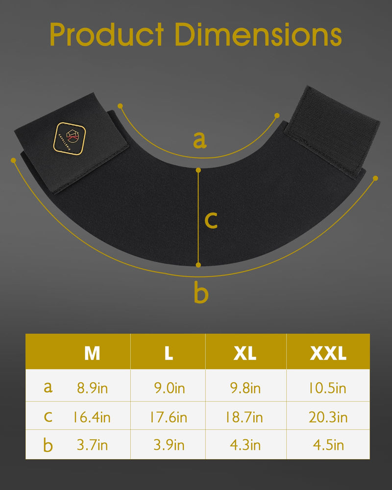 Kavallerie Pro Overreach Horse Bell Boots, Neoprene Pair for Training & Trail Riding Large