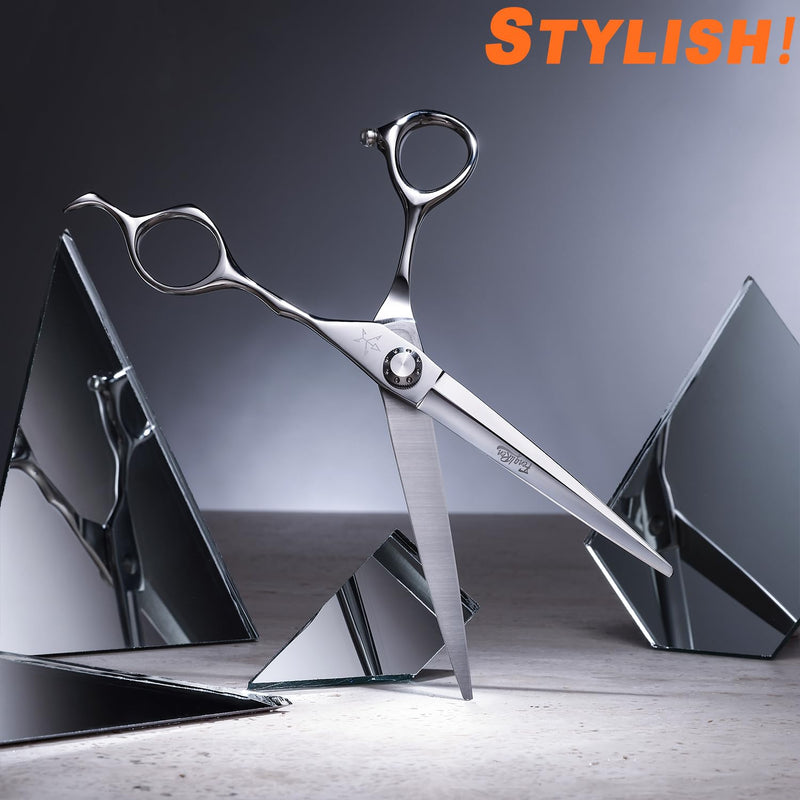 High-end Professional Dog Grooming Scissors Pet Grooming Shears 7 Inches Extremely Very Sharp Made Of Stainless Steel Alloy By Hand For Dog Cat Groomer (Shears, 7 Inch) - PawsPlanet Australia