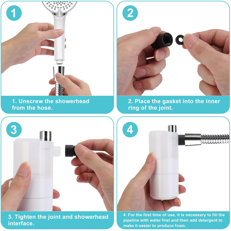 Beyoung Automatic Foaming Soap Shower Spray For Dog Cat Pet, Portable Pet Bath Necessities Scrubber Accessories Washing Station Supplies - PawsPlanet Australia
