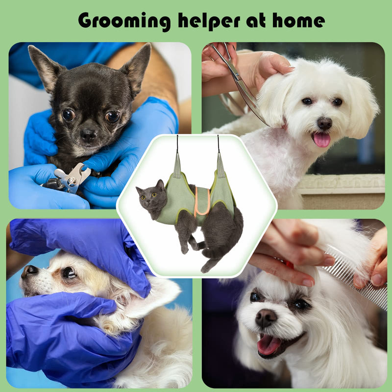 Guzekier Pet Hammock for Dogs and Cats, Grooming, Dogs and Cats Nail Cutting Pet Supplies Kit, Pet Grooming with Nail Scissors/Trimmer, Pet Comb, Nail File - PawsPlanet Australia