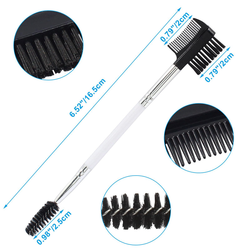 2PCS Dog Tear Stain Remover Comb, Double-Head Dog Eye Brush Cleaning Grooming Tool for Small Dogs and Cats,White White - PawsPlanet Australia