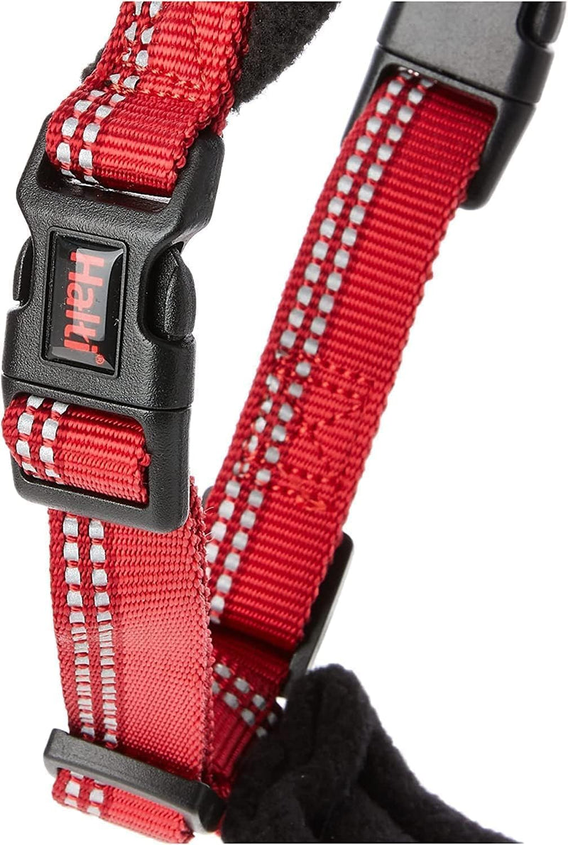 Halti Comfy Harness - Lightweight, Fleece-Lined, Reflective and Adjustable Dog Harness, Front & Back Ring for a Dog Lead, Great for Puppy Walks (Size X-Large) - PawsPlanet Australia