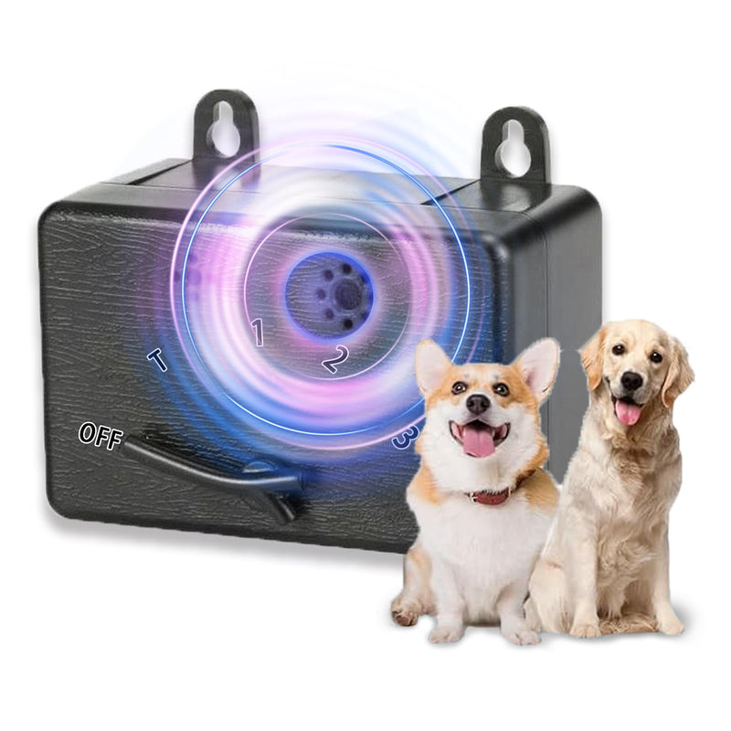 Dog STOP Bark Silencer Anti Barking Device Ultrasonic Dog Barking Deterrent Bark Box Indoor Outdoor Neighbors 50 Ft 3 Modes Dog Barking Behavior Training Safe Silencer Dog Barking Control Device